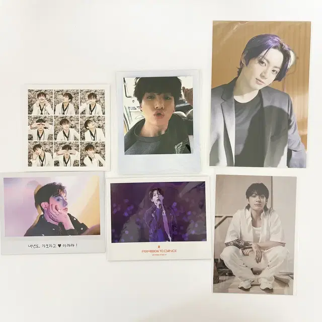 방탄 정국 엽서 폴라로이드 일괄