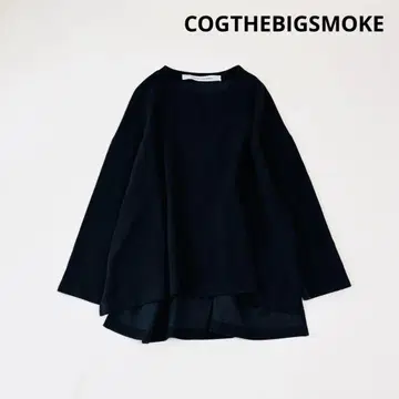 코그자 빅 스모크 22AW GLENIS NARROW SLV TOP 블랙