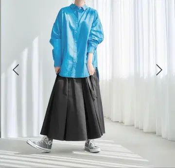 studim CLIP 치노 턱 플레어 스커트