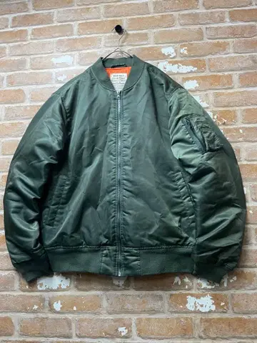 00s 플라이트 자켓 MA-1 카키 밀리터리 자켓 오렌지