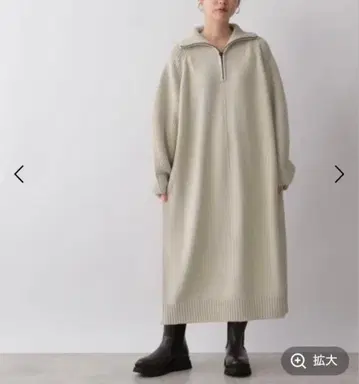 LOWRYSFARM 로리즈팜 하이넥 ZIP 원피스