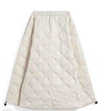 미사용 TAION 시티 다운 스커트 신상 화이트