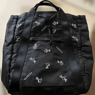 [새상품] ROOTOTE 스누피 자수 2Way 토트백. 백팩