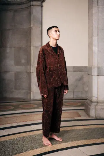 Smith x monkey time 벨벳 테일러드 자켓 세트