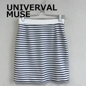 C1212A13 [ UNIVERVAL MUSE ] 보더 미니 스커트