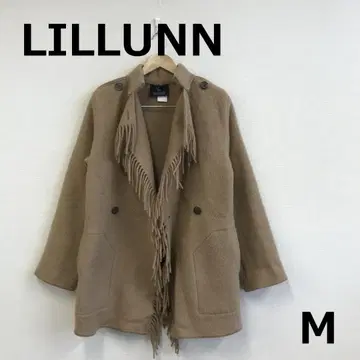 최종 H1212D15 [ LILLUNN ] 프린지 울 코트