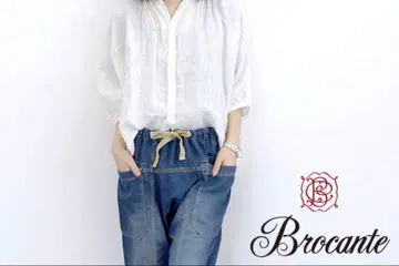 블라우스 도밍고 브로캔트 Brocante DMG 린넨 그랑셔츠