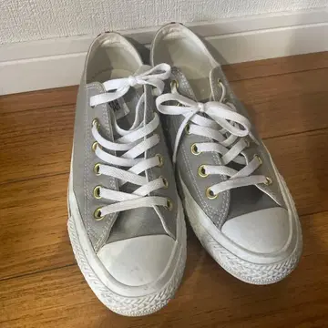 CONVERSE 실버 스니커즈 24.5cm