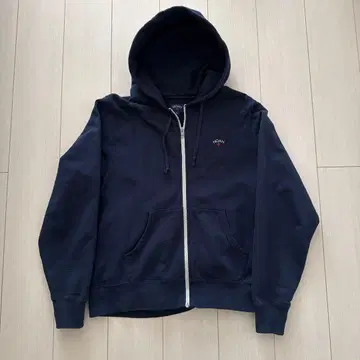 NOAH 네이비 후드 부착 후드티 M 사이즈