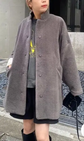 CAPRICIEUX LE'MAGE 보아 코트