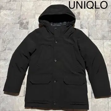 유니클로 다운 자켓 마운틴 후드티 후드 지퍼 자켓