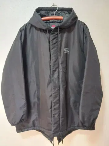 Canterbury 후드 부착 블랙 자켓