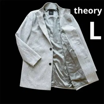 theory 스텐카라 코트 스탠드 카라 캐시미어 혼방 L 사이즈