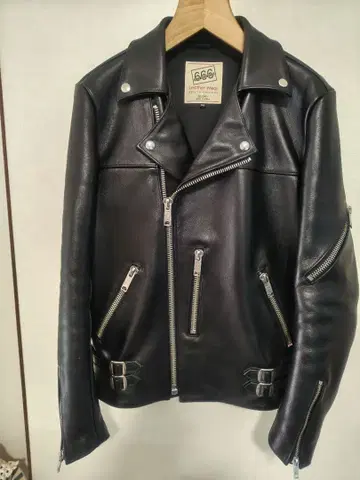 666 Leather Wear 라이더 자켓 36