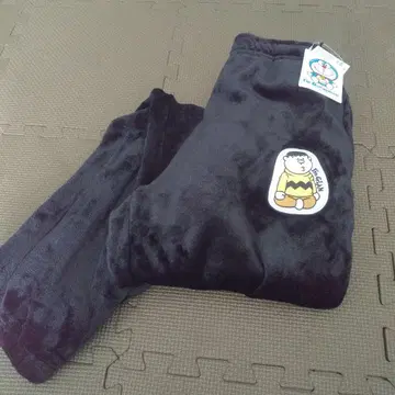 도라에몽 i'mDoraemon 자이언 와펜 포함 플리스 팬츠 L