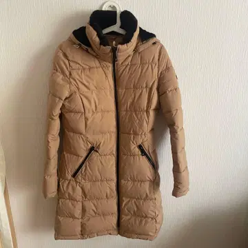 ANDREW MARC 후드 부착 다운 코트 M