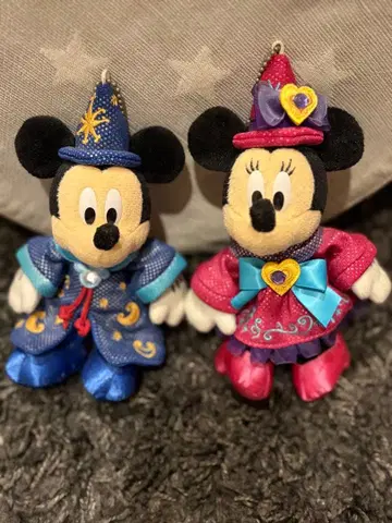 디즈니씨 10주년 미키 & 미니 스트랩 세트