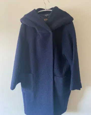 두클라쎄 후드 부착 코쿤 코트