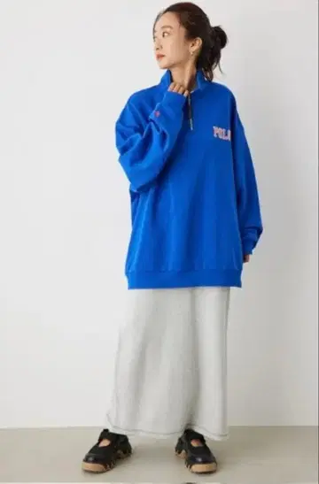 POLO BCS 하프 지퍼 상의