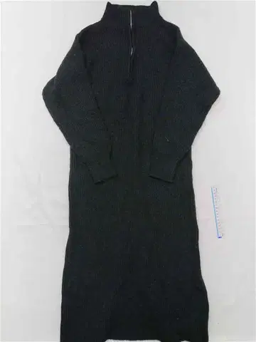 언그리드 하이넥 리브 니트 원피스 블랙 계열 여성용 F 사이즈