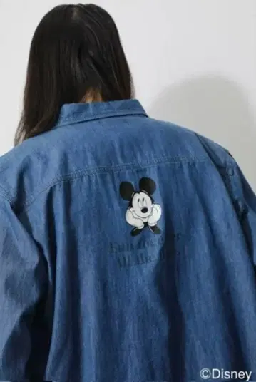 AJUGA. x AZUL DENIM SH ( MICKEY )