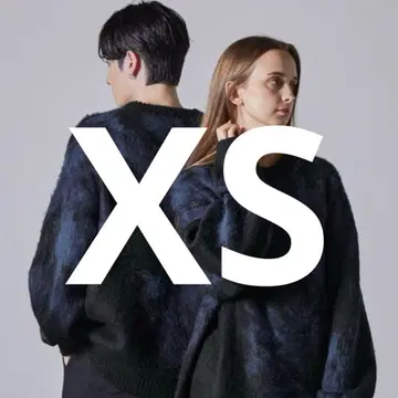 CLEL 모헤어 블렌드 샤기 디자인 니트 XS