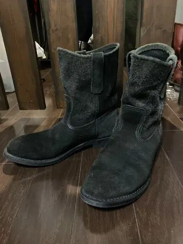 레드윙 8186 페코스 스웨이드 블랙 러프아웃 27.0