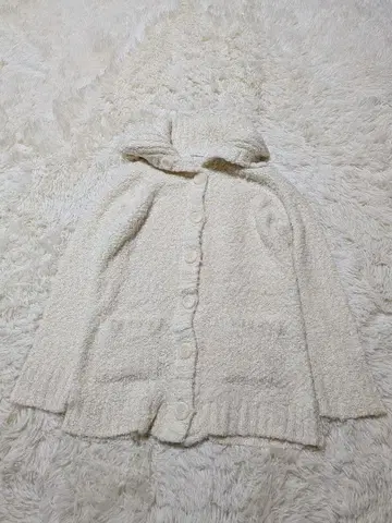 afterall 후드 부착 니트 가디건 M 사이즈 여성용