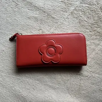 MARY QUANT 오렌지 장지갑