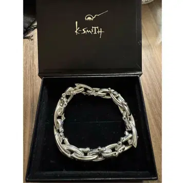 K-SMITH 실버 체인 팔찌 KI-351-18pc