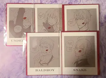 흑집사 Black Label 사진풍 카드 5장 세트 1