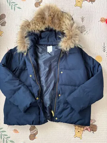 테치치 숏 다운 네이비 M 테치치