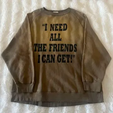 MEAN MACHINE AGE 별주 PEANUTS VTG CREW 맨투맨