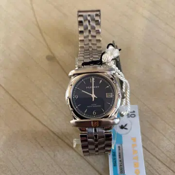 PLAYBOY 쿼츠 손목시계 네이비 신사