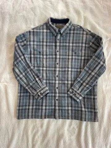 St.JOHN S BAY 존스베이 플란넬 셔츠 옴브레 XL
