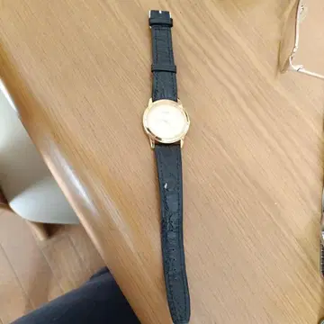 RICHO 쿼츠 손목시계 골드/블랙