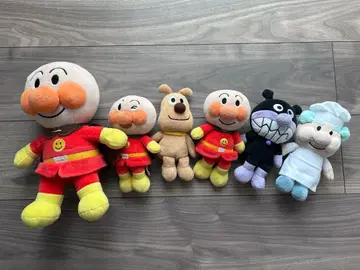 호빵맨 봉제 인형 세트