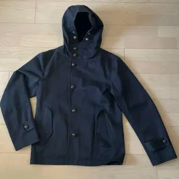 네이비 후드 부착 자켓 에디피스