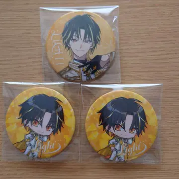 메테오라 캔뱃지 아키라 라이토군 3점 세트