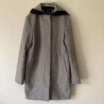 롱 코트 울 캐시미어 혼방