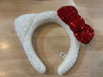 USJ 키티 스팽글 머리띠