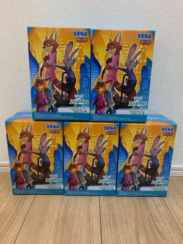 주토피아2 프리미엄 피규어 주디 & 닉 5체 세트