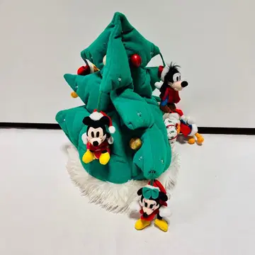 디즈니 해외 팬캡 크리스마스 트리 미키 프렌즈