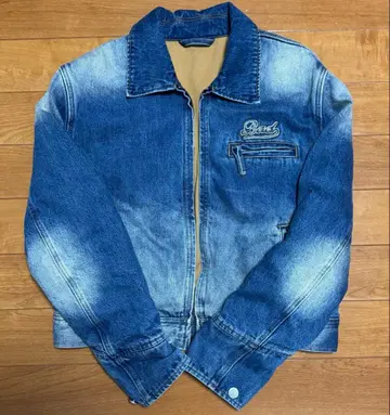 BADBLOOD 엠보싱 B 데님 트러커 재킷