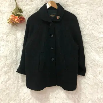 Furents 프렌츠 울 혼방 미들 기장 코트 [ M ] 일본제 블랙