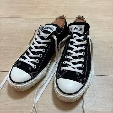 컨버스 블랙 로우컷 스니커즈 MADE IN JAPAN