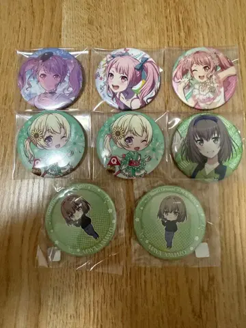 뱅드림 파스파레 캔뱃지 8개 세트