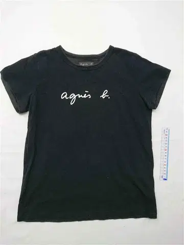 에네스베 로고T셔츠 블랙 계열 여성용