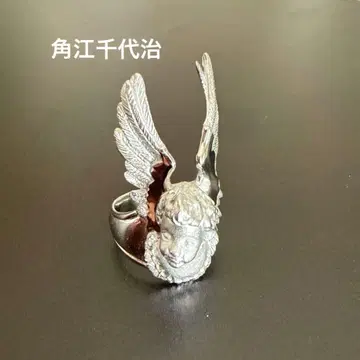 새상품급 카쿠에 치요지 CHIYOJI SUMIYE 천사 반지 sliver