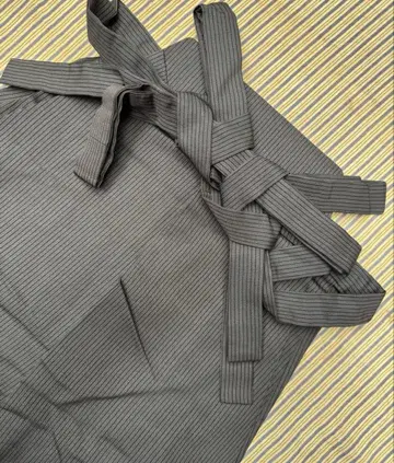 말타는 하카마 남성 브라운 끈아래 84 754